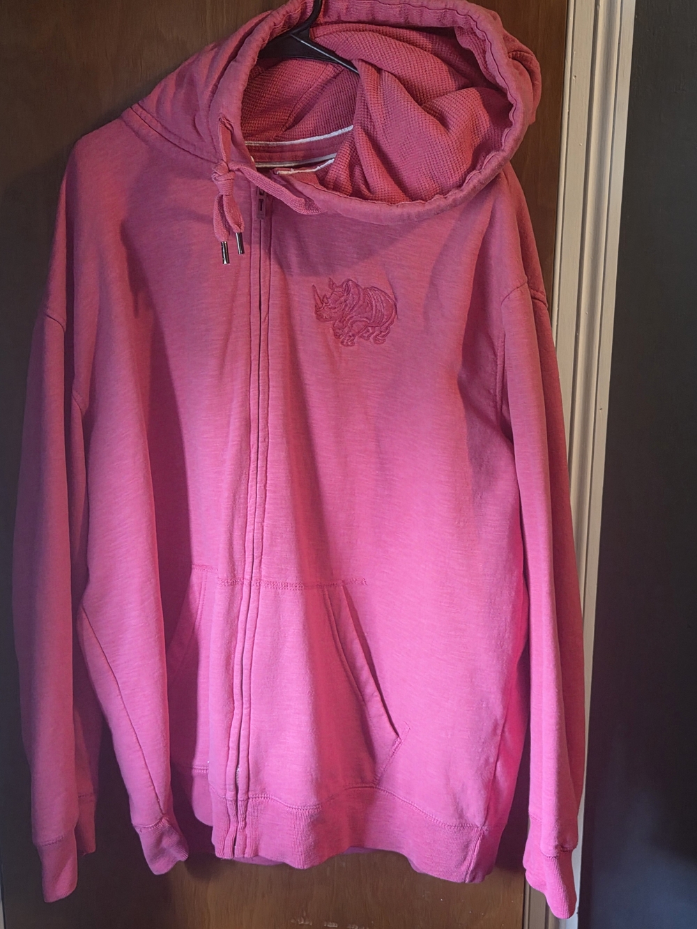 Ecko Unlimited Pink Hoodie with Embroidered Logo